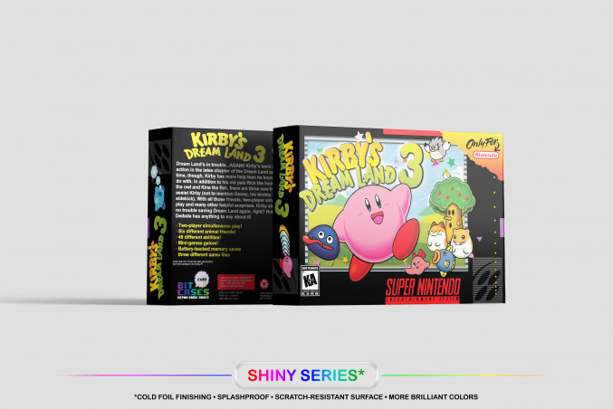 Kirby's Dream Land 3 - Super Nintendo Replacement Box