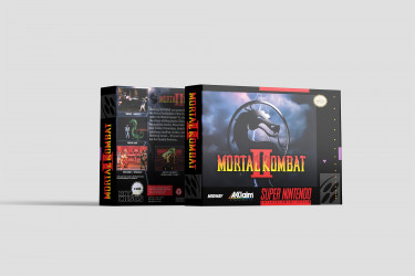 Mortal Kombat II - Super Nintendo Replacement Box