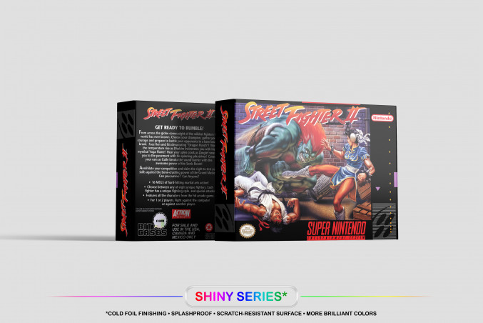 Street Fighter II - Super Nintendo Replacement Box