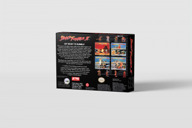 Street Fighter II - Super Nintendo Replacement Box