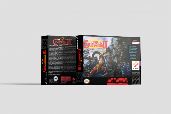 Super Castlevania IV - Super Nintendo Replacement Box