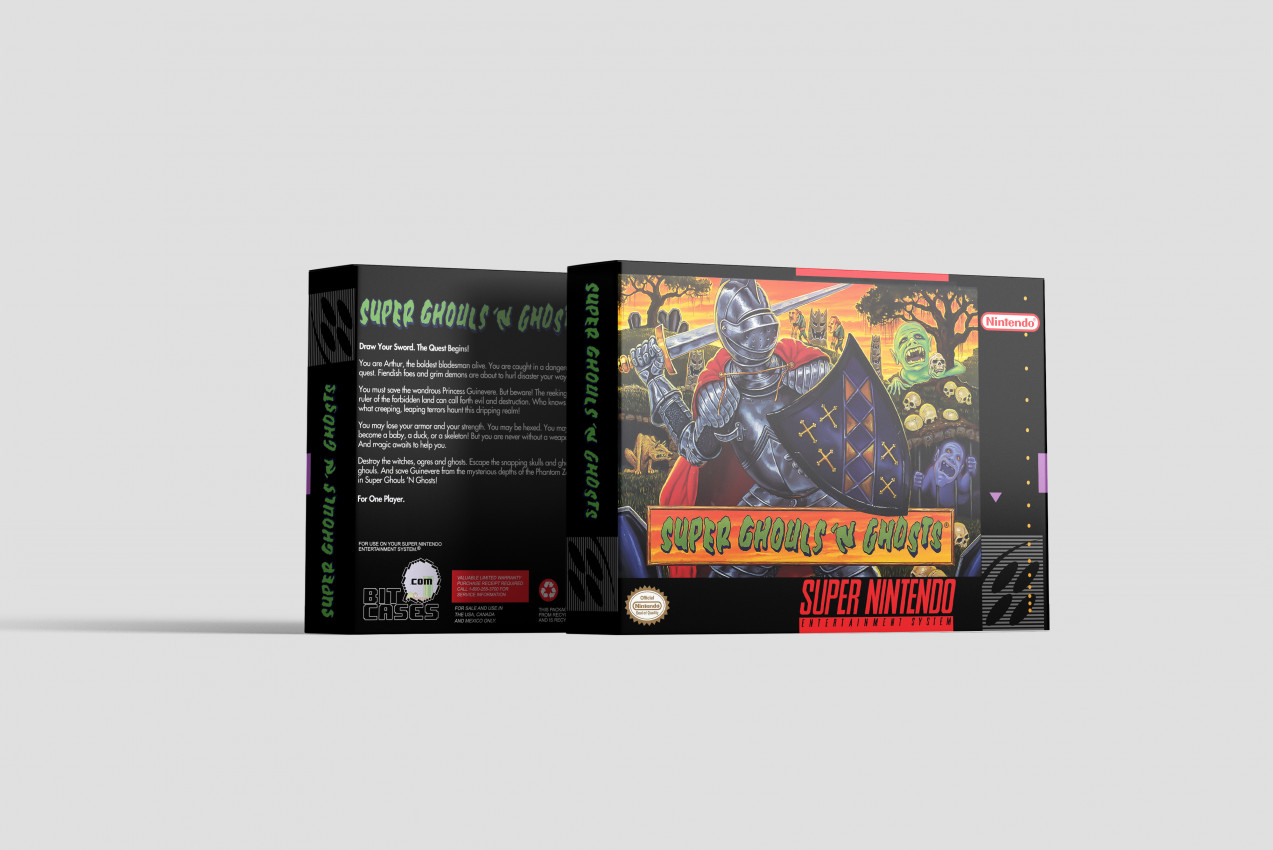 Super Ghouls 'n Ghosts - Super Nintendo Ersatzbox