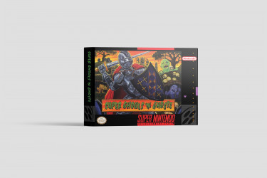 Super Ghouls 'n Ghosts - Super Nintendo Replacement Box