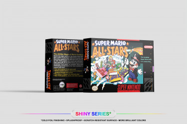 Super Mario All-Stars - Super Nintendo Replacement Box