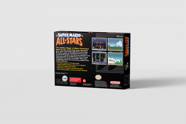 Super Mario All-Stars - Super Nintendo Replacement Box