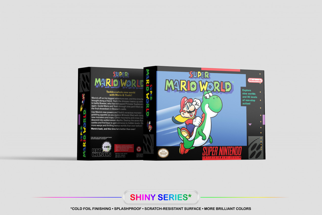 Super Mario World - Super Nintendo Replacement Box