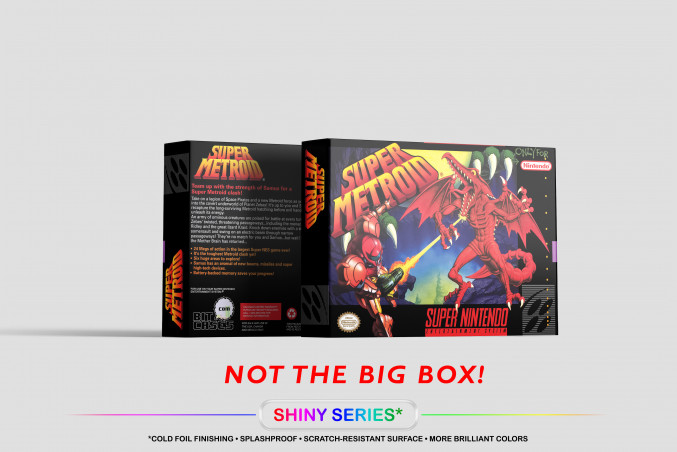 Super Metroid - Super Nintendo Replacement Box