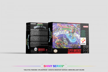 Teenage Mutant Ninja Turtles: Turtles in Time - Super Nintendo Replacement Box