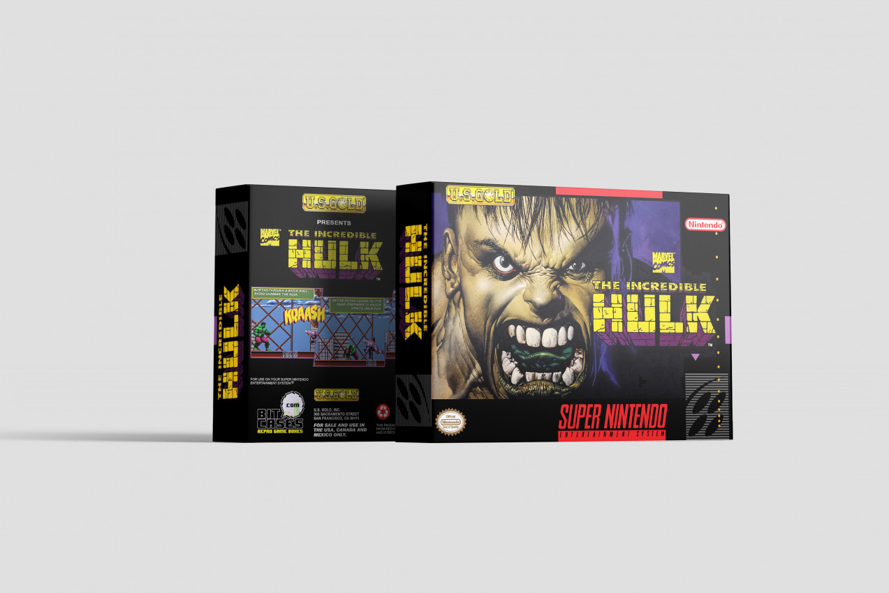 The Incredible Hulk - Super Nintendo Ersatzbox