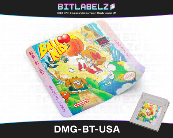 Balloon Kid - Custom Game Boy Label [DMG-BT-USA]