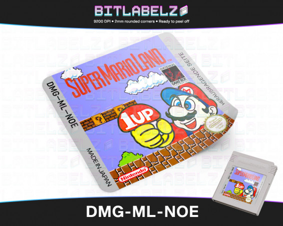 Super Mario Land - Custom Game Boy Label [DMG-ML-NOE]