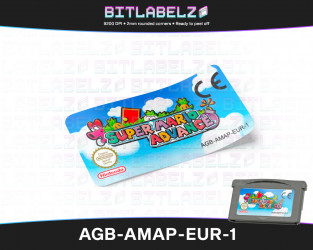 Super Mario Advance - Game Boy Advance Label [AGB-AMAP-EUR-1]