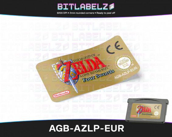 The Legend of Zelda: A Link to the Past & Four Swords - Game Boy Advance Label [AGB-AZLP-EUR]