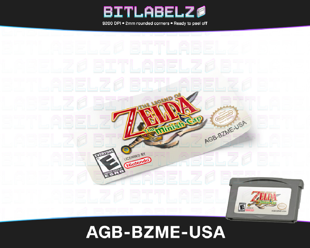 The Legend of Zelda: The Minish Cap - Game Boy Advance Label [AGB-BZME-USA]