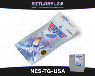 Top Gun - Nintendo NES Label [NES-TG-USA]