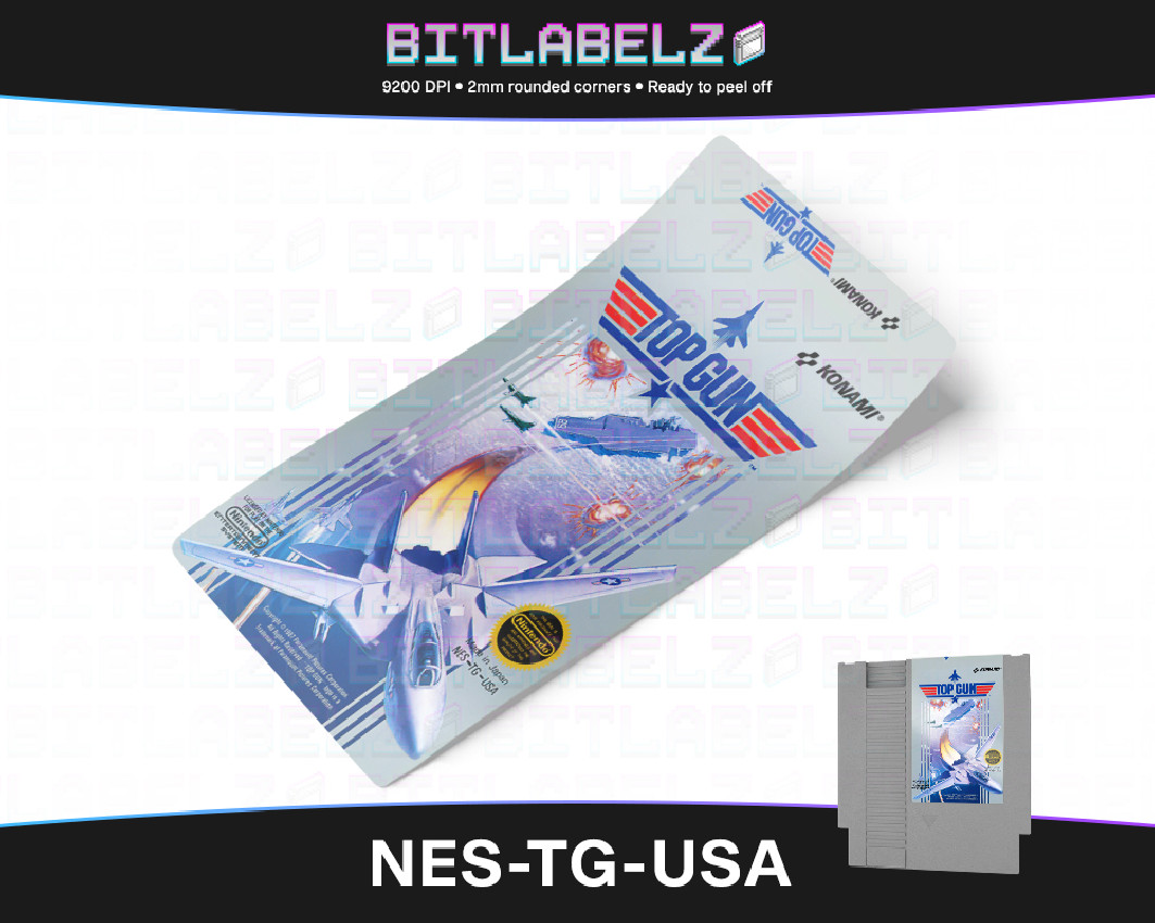 Top Gun - Nintendo NES Label [NES-TG-USA]