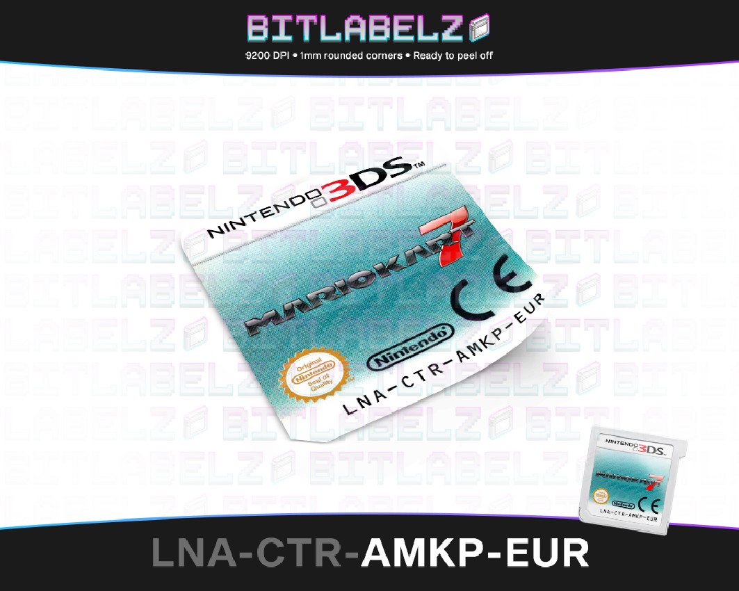 Mario Kart 7 - Nintendo 3DS Label [LNA-CTR-AMKP-EUR]