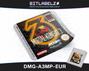 Mortal Kombat 3 Game Boy Label [DMG-A3MP-EUR]