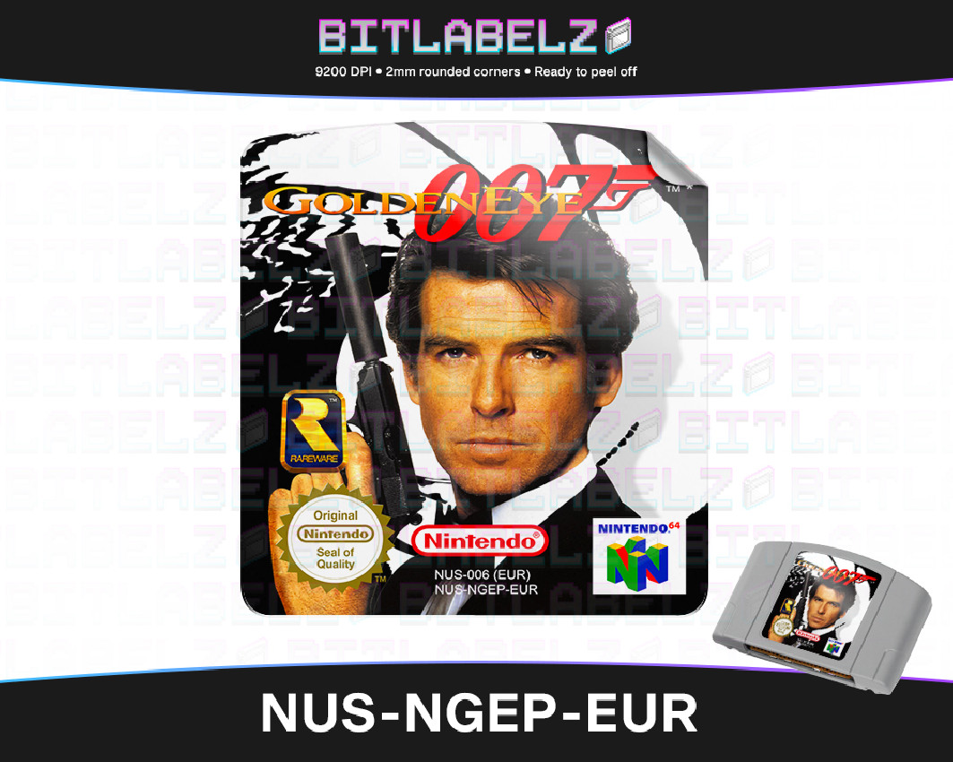 007 Goldeneye - Nintendo 64 Label [NUS-NGEP-EUR]