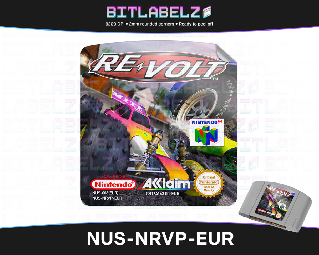 Re-Volt - Nintendo 64 Label [NUS-NRVP-EUR]