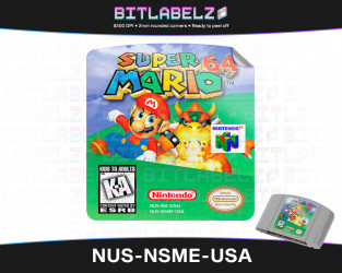 Super Mario 64 - Nintendo 64 Label [NUS-NSME-USA]