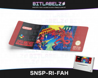 Super Metroid - Super Nintendo PAL Label [SNSP-RI-FAH]