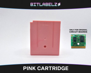 Pinkes Game Boy Austausch-Gehäuse Rückseite