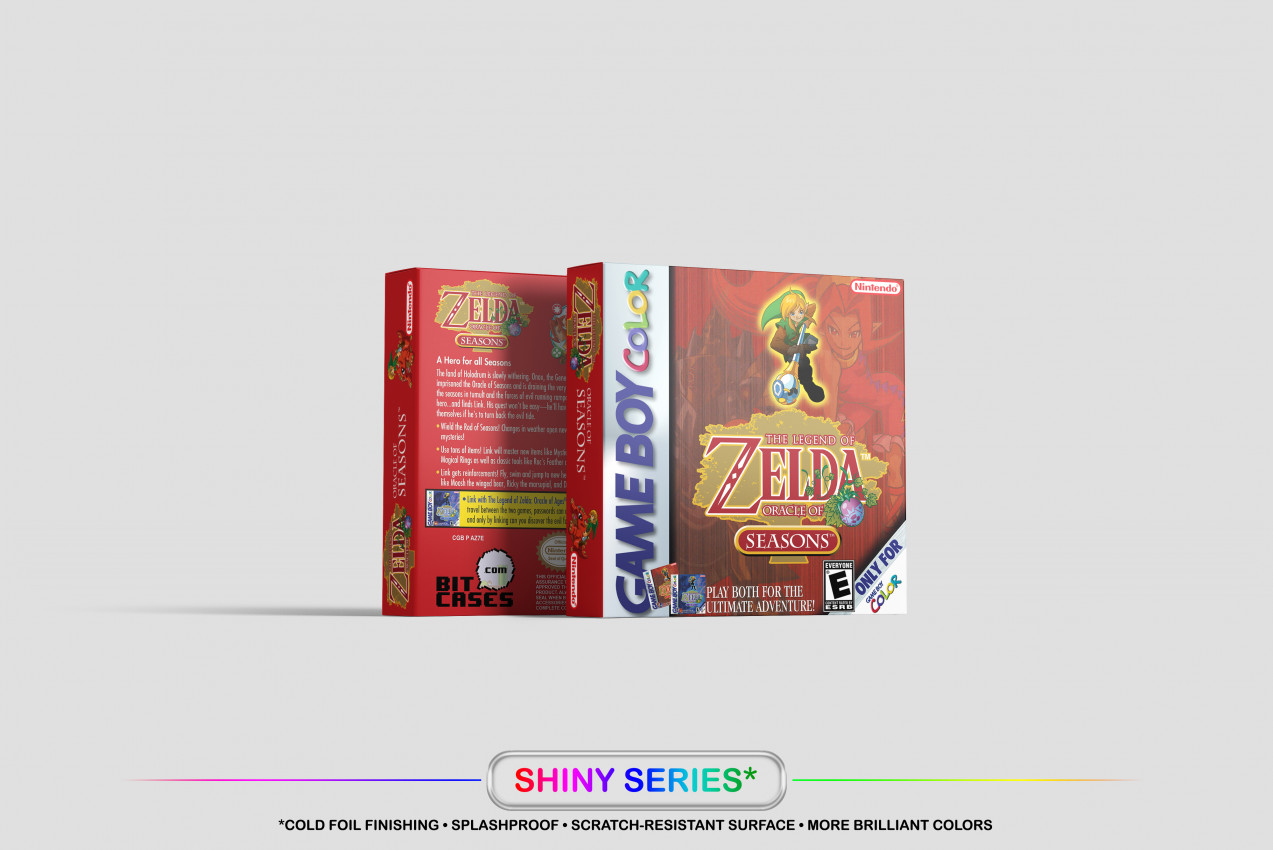 The Legend of Zelda: Oracle of Seasons - Game Boy Color Replacement Box