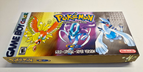 Pokemon Gold, Silver & Crystal Game Boy Color Collector's Box - Limited Edition | No games included