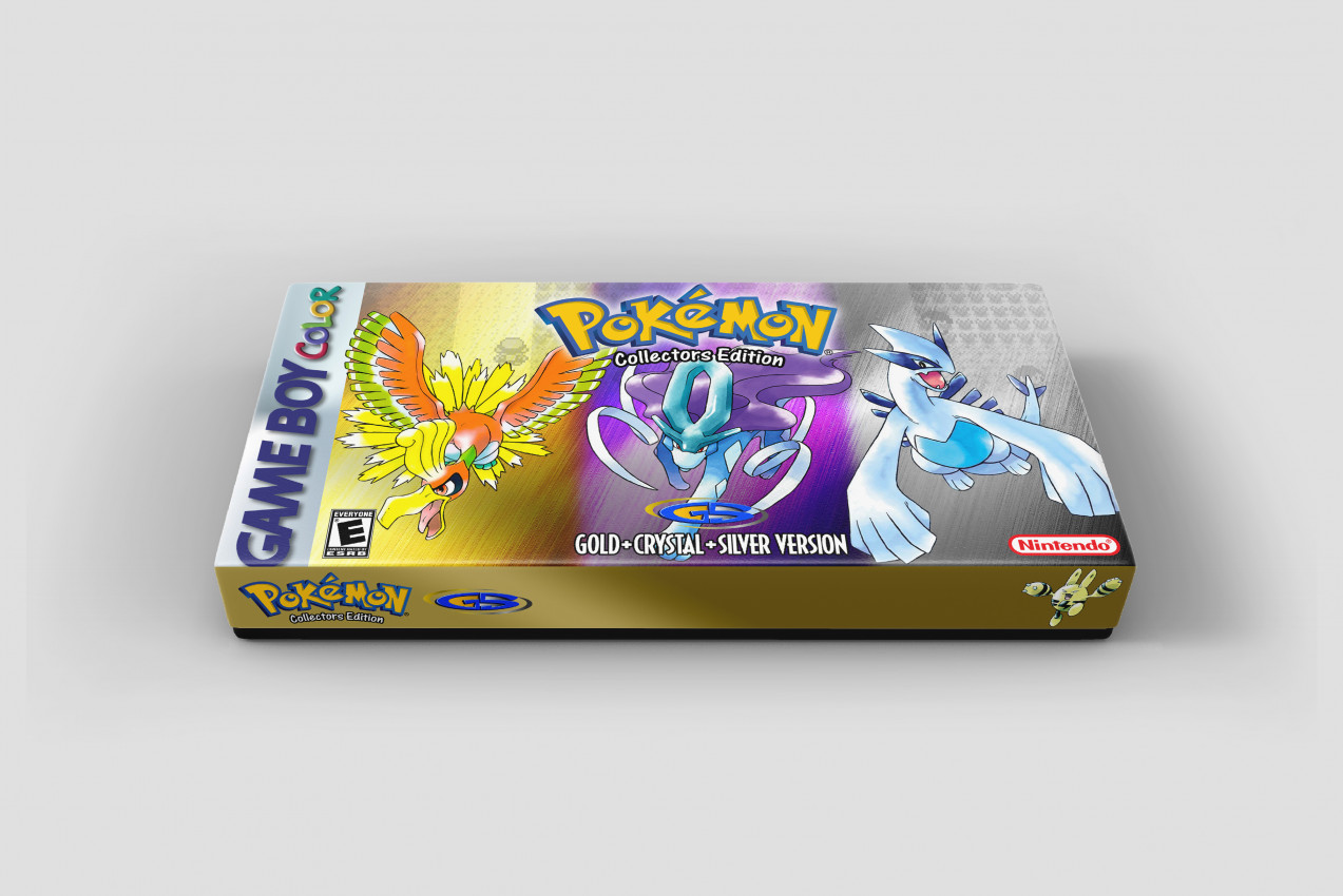 Pokemon Gold, Silver & Crystal Game Boy Color Collector's Box - Limited Edition | No games included