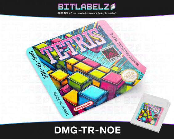 Tetris - Custom Game Boy Label [DMG-TR-NOE]