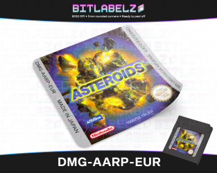 Asteroids - Game Boy Color Label [DMG-AARP-EUR]