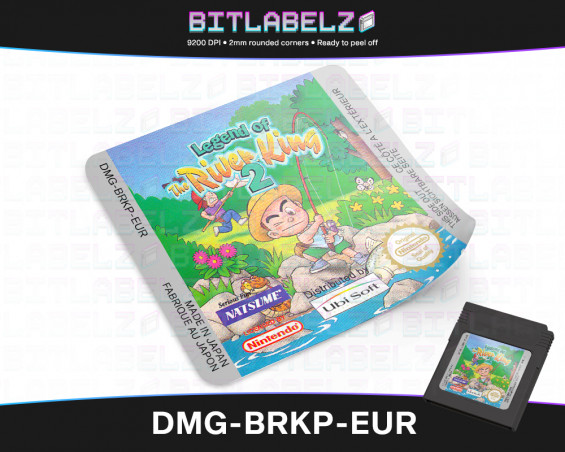 Legend of The River King 2  - Game Boy Label [DMG-BRKP-EUR]