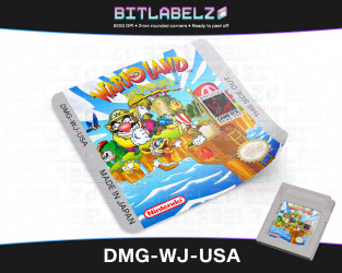 Wario Land: Super Mario Land 3 - Game Boy Label [DMG-WJ-USA]