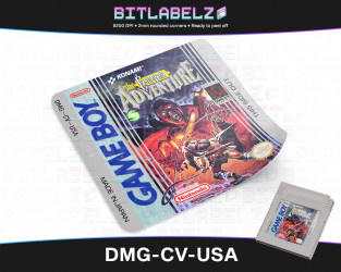 Castlevania: The Adventure - Game Boy Label [DMG-CV-USA]