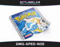 Pokemon Blaue Edition - Game Boy Label [DMG-APED-NOE]