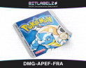 Pokemon Version Bleue Game Boy Label [DMG-APEF-FRA]