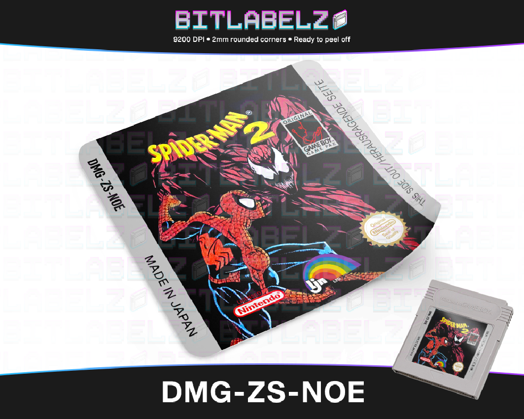 The Amazing Spider-Man 2 - Game Boy Label [DMG-ZS-NOE]