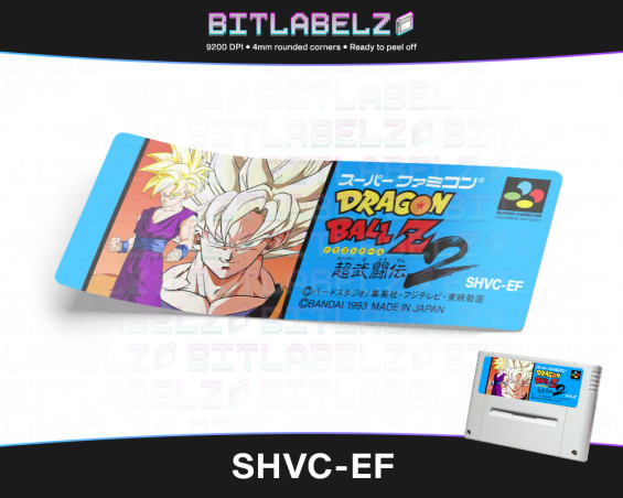Dragon Ball Z 2 - Super Nintendo PAL Label [SHVC-EF]