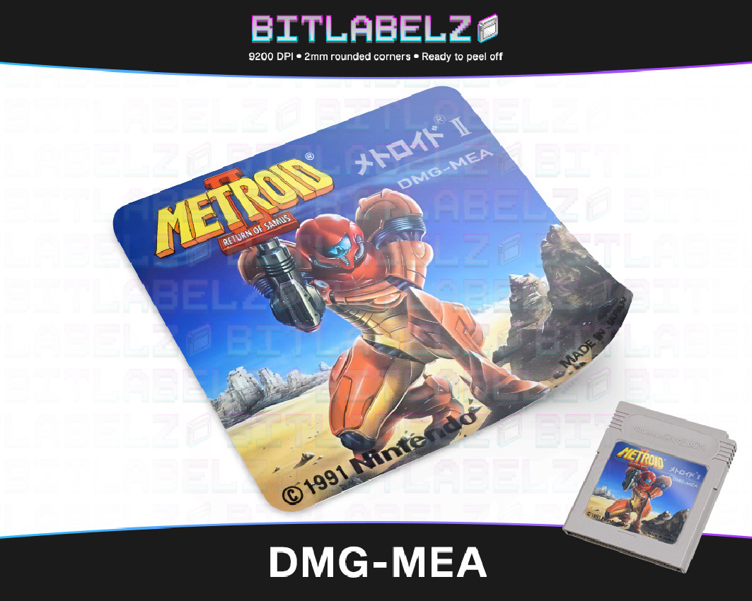 Metroid II - Game Boy Label [DMG-MEA]