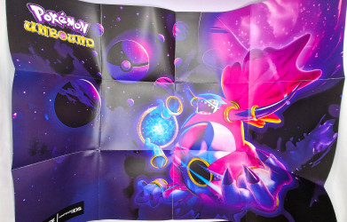 Pokemon Unbound A3 Poster aufgefaltet