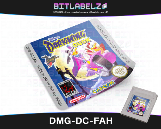 Darkwing Duck - Game Boy Label [DMG-DC-FAH]