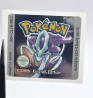 Pokemon Kristall Edition - Game Boy Color Label [CGB-BYTD-NOE] with Metallic Effect
