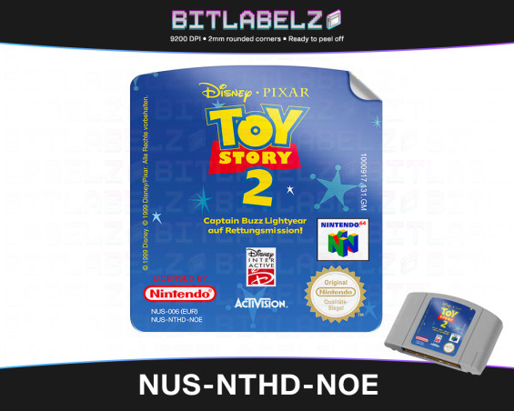 Toy Story 2 - Nintendo 64 Label [NUS-NTHD-NOE]