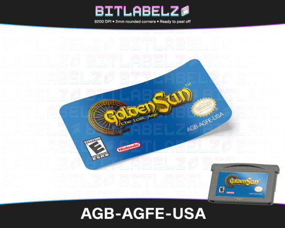 Golden Sun: The Lost Age - Game Boy Advance Label [AGB-AGFE-USA]