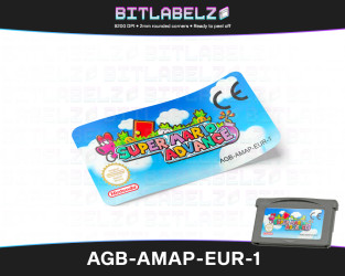 Super Mario Advance - Game Boy Advance Label [AGB-AMAP-EUR-1]