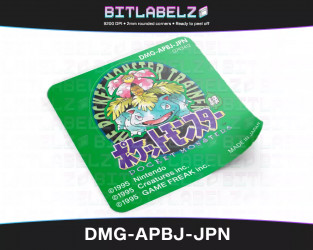 Pokemon Green Version Game Boy Label [DMG-APBJ-JPN]