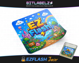 EZ Flash Junior (Jr.) "Kawaii Pixel Valley" - Label