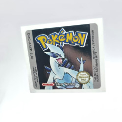 Pokemon Silver Version - Game Boy Color Label [DMG-AAXP-EUR] mit Silber Effekt