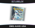 Pokemon Silver Version - Game Boy Color Label [DMG-AAXE-USA] mit Silber Effekt